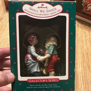 Hallmark Shall We Dance Collector's Ornament - Red, Green, White